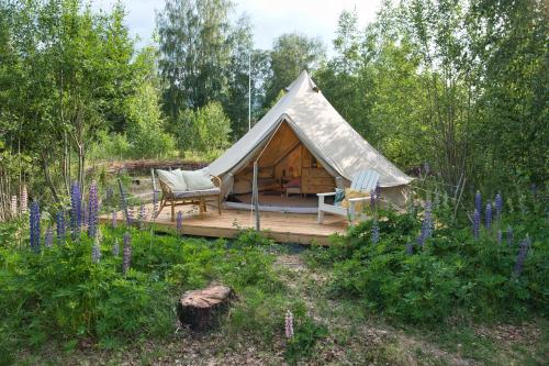 Fristad Glamping Tent Vitsand