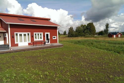 Høystandard feriehytte, Utendørs boblebad, sauna